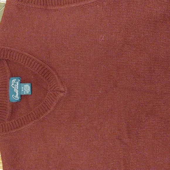 Men's medium burgundy sweater vest - Picture 2 of 6